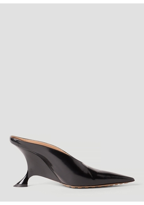 Bottega Veneta Punta High Heel Mules - Woman Heels Black Eu - 37