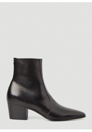 Saint Laurent Vassili Ankle Boots - Woman Boots Black Eu - 37