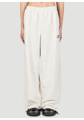 Balenciaga Sports Logo Track Pants - Man Track Pants White M