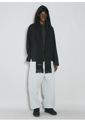 Y-3 Flannel Hooded Sweatshirt -  Sweatshirts Black M