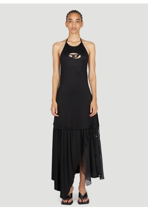 Diesel D-saliar-od Halterneck Dress - Woman Dresses Black Xs