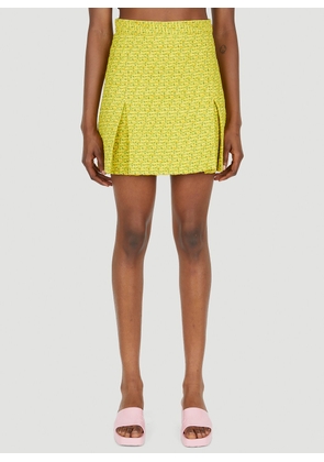 Gucci Love Parade Mini Skirt - Woman Skirts Yellow It - 40