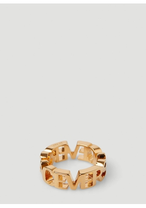 Versace Logo Ring - Woman Jewellery Gold It - 11