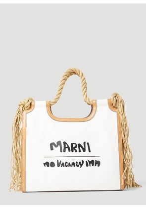 Marni x No Vacancy Marcel Tote Bag - Woman Tote Bags White One Size
