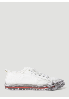 Diesel S-athos Distressed Sneakers - Woman Sneakers White Eu - 40
