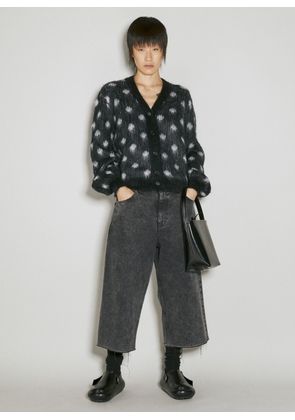 Marni Polka Dot Knit Cardigan - Woman Knitwear Black It - 38