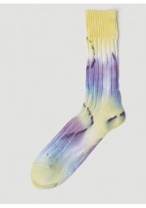 Stain Shade x Decka Socks Tie Dye Socks -  Socks Yellow 2
