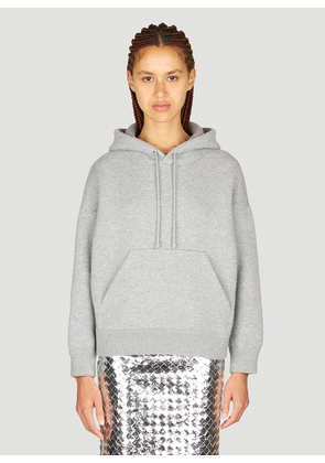 Bottega Veneta Hooded Sweatshirt - Woman Knitwear Grey S