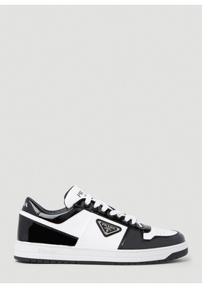 Prada Downtown Patent Sneakers - Man Sneakers Black Uk - 10