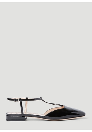 Gucci Double G Ballerina Flats - Woman Flats Black Eu - 40