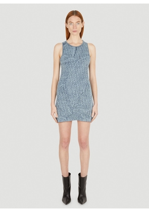 Diesel M-yrta Dress - Woman Dresses Blue L