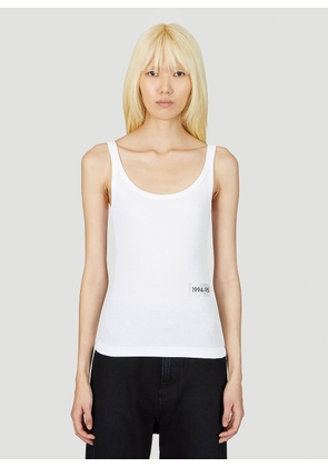 Dolce & Gabbana Kim Scoop Neck Tank Top - Woman Tops White It - 40