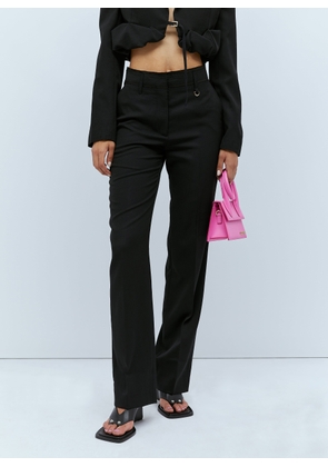 Jacquemus Le Pantalon Ficelle Pants - Woman Pants Black Fr - 34
