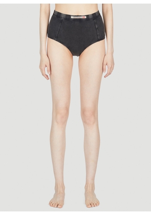 Diesel Drona Logo Briefs - Woman Underwear Black M