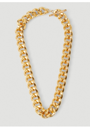 Saint Laurent Short Curb Chain - Woman Jewellery Gold One Size