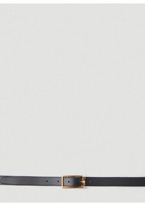 Saint Laurent Monogram Buckle Belt - Man Belts Black 105