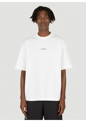Acne Studios Logo T-shirt - Man T-shirts White M