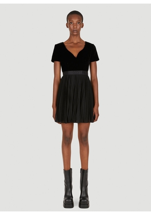 Gucci Velvet Mini Dress - Woman Dresses Black M