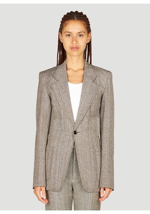 Bottega Veneta Single Breasted Blazer - Woman Blazers Brown It - 40