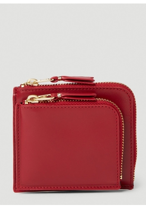 Comme des Garçons Wallet Outside Pocket Wallet -  Wallets & Cardholders Red One Size