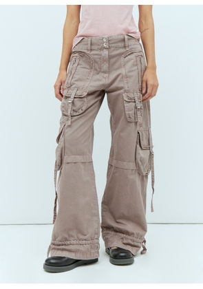 Acne Studios Distressed Cargo Pants - Woman Pants Pink Fr - 38