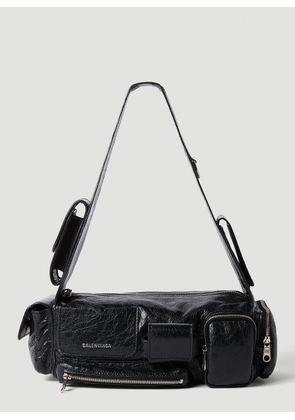 Balenciaga Superbusy Sling Small Weekend Bag - Man Crossbody Bags Black One Size