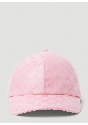 Gucci Gg High Shine Baseball Cap - Man Hats Pink M