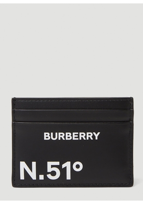 Burberry Coordinates Print Cardholder - Man Wallets & Cardholders Black One Size