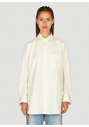 Bottega Veneta Classic Striped Shirt - Woman Shirts Yellow It - 40