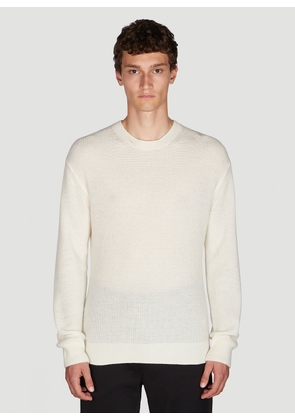Moncler Long-sleeved Top - Man Knitwear White L