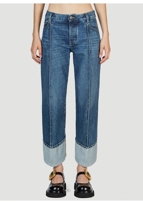 Bottega Veneta Curved Hem Jeans - Woman Jeans Denim It - 36