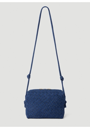 Bottega Veneta Loop Camera Shoulder Bag - Woman Shoulder Bags Blue One Size