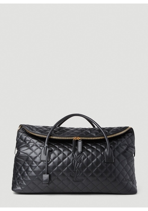 Saint Laurent Quilted Duffle Bag - Woman Handbags Black One Size