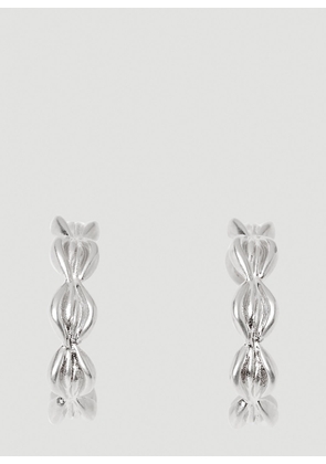 Maison Margiela Timeless Hoop Earrings - Man Jewellery Silver One Size