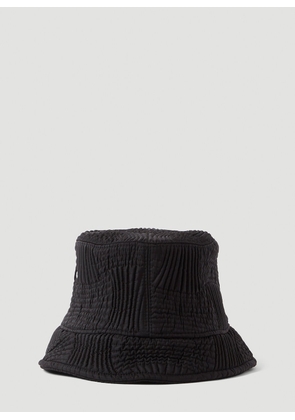 Bottega Veneta Quilted Bucket Hat - Man Hats Black S