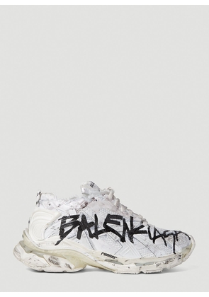 Balenciaga Graffiti Runner Sneakers - Man Sneakers White Eu - 45