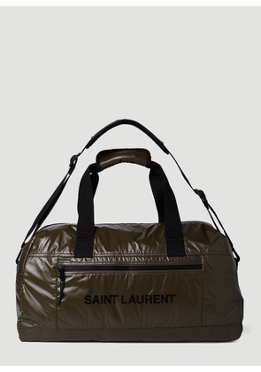Saint Laurent Ny Rip Duffle Bag - Man Weekend Bags Khaki One Size