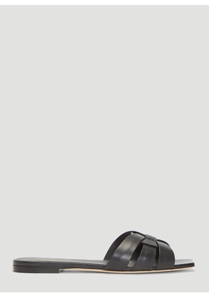Saint Laurent Nu Pieds 05 Leather Sandals - Woman Sandals Black Eu - 36