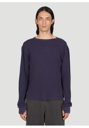 Entire Studios Thermal Long Sleeve T-shirt - Man T-shirts Black Xxl