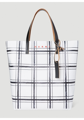 Marni Tribeca Tote Bag - Man Tote Bags White One Size
