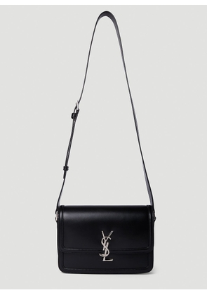 Saint Laurent Solferino Shoulder Bag - Man Crossbody Bags Black One Size