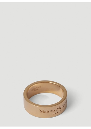 Maison Margiela Logo Engraved Ring - Man Jewellery Copper 9