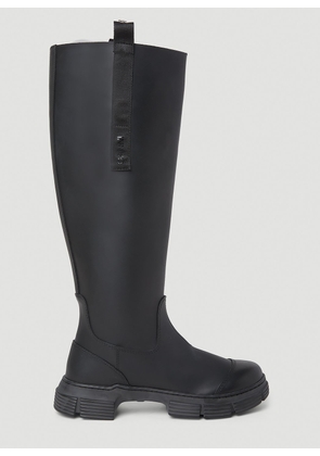 GANNI Rubber Country Boots - Woman Boots Black Eu - 39