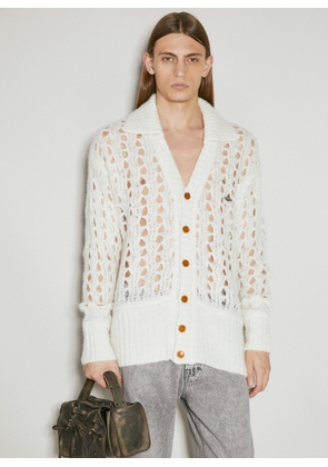 Vivienne Westwood Lacework Cardigan - Man Knitwear Cream M