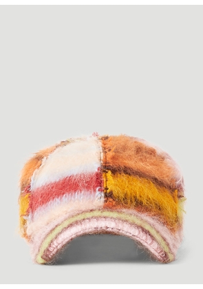 Marni Mohair Panelled Baseball Cap - Man Hats Pink M
