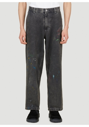 Maison Margiela Distressed Jeans - Man Jeans Black 36