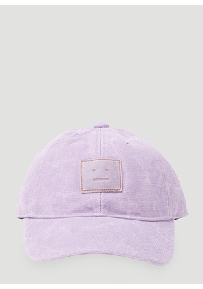 Acne Studios Logo Patch Baseball Cap -  Hats Purple One Size