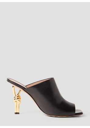 Bottega Veneta Knot High Heel Mules - Woman Heels Black Eu - 40