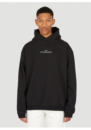 Maison Margiela Upside Down Logo Sweatshirt - Man Sweatshirts Black Eu - 44