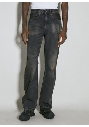 Guess USA Stained Denim Flare Pant - Man Jeans Black 32